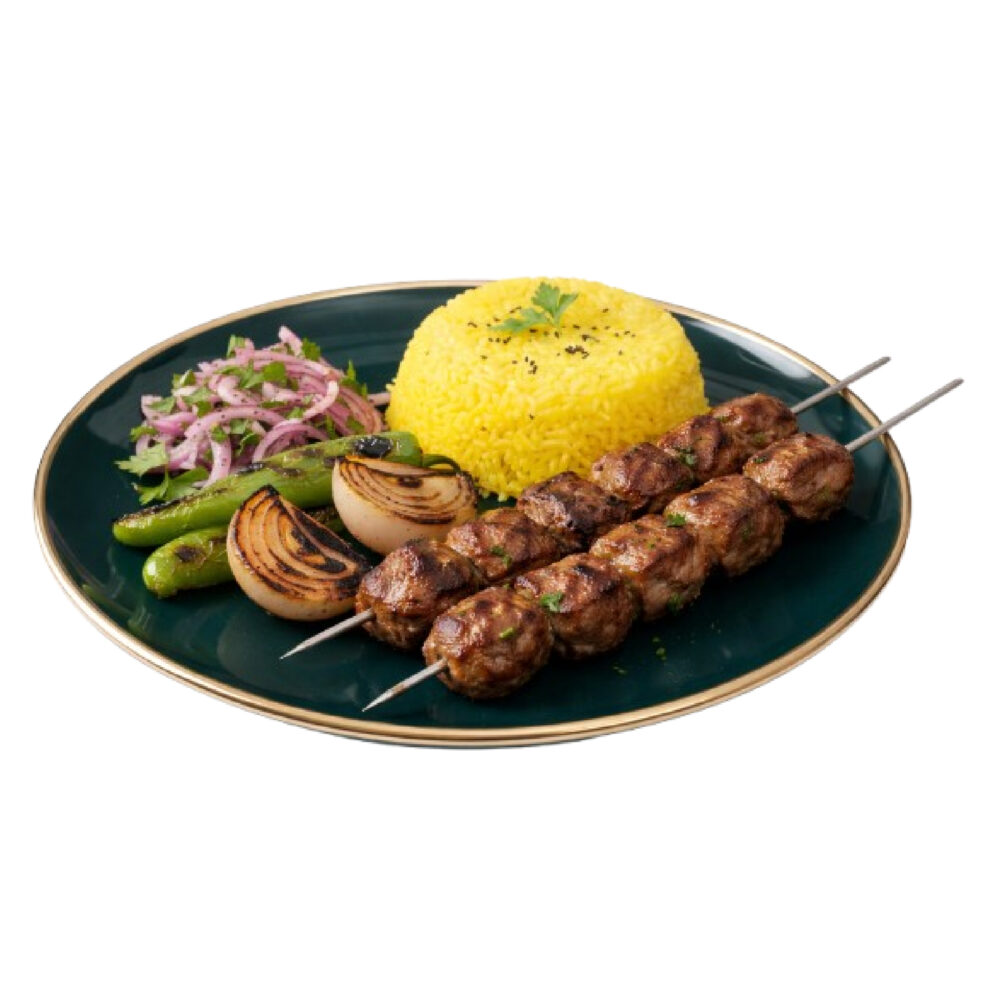 Shish Kebab with Rice